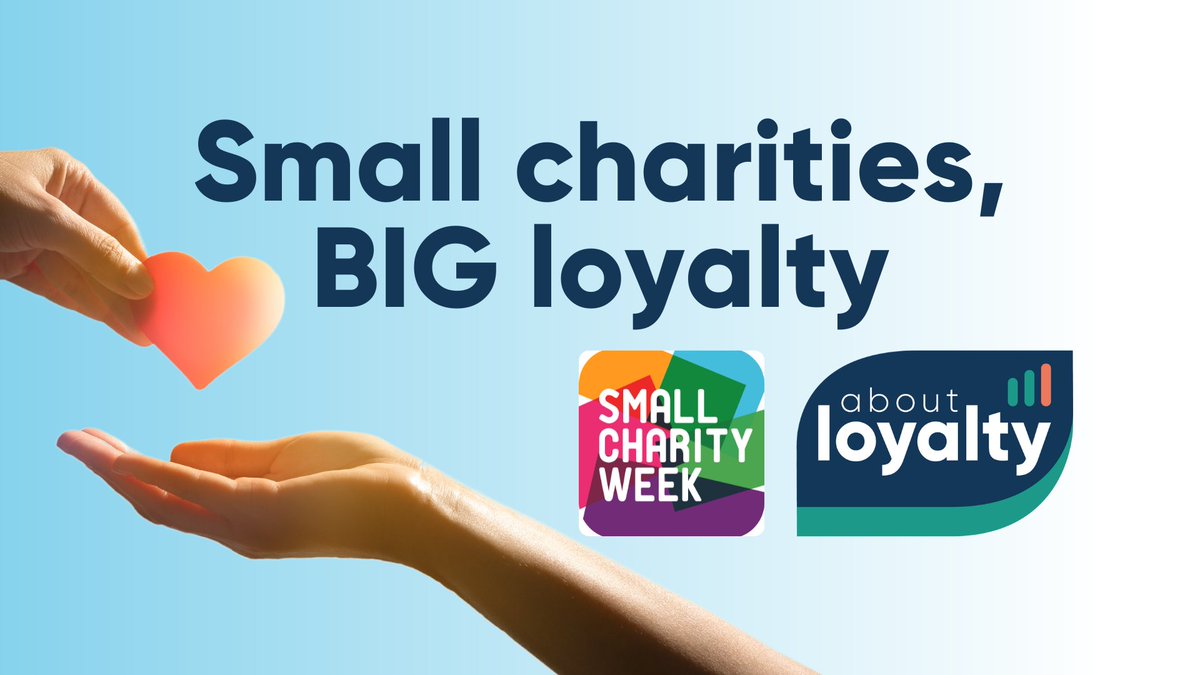 FREE masterclass: 21/06, 2-3PM BST — Small charities, BIG loyalty 

Celebrate #SmallCharityWeek with us & let's help each other grow long-term supporter loyalty & fundraising income. #SmallCharitiesTogether 

👉 Sign up for FREE now
us02web.zoom.us/webinar/regist…

#SupporterLoyalty