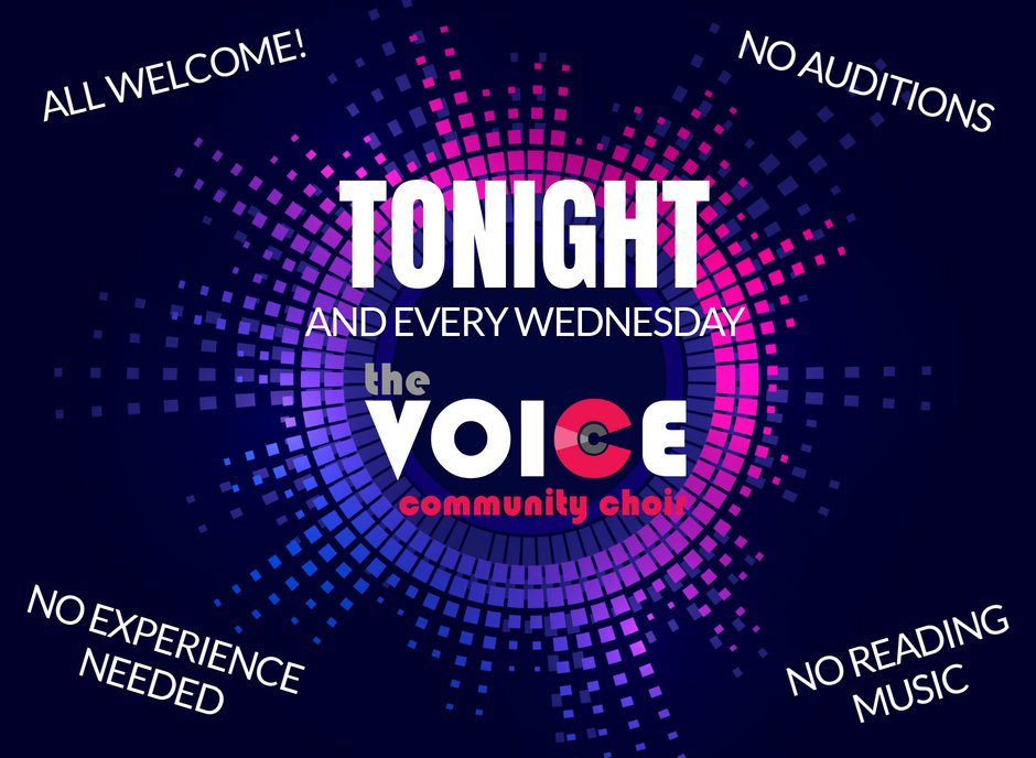 TheVoiceChoir's tweet photo. TONIGHT!!!
Come and join our fun-loving community choir for singing, friendship and laughter.  If you love singing – you'll have a great time singing with us.  
⭐ ALL welcome! ⭐
7.15pm Every Wednesday Barnstaple Rugby Club
https://t.co/MZocSGZYgv
#Barnstaple #NorthDevon https://t.co/1DNjoZH8Gz