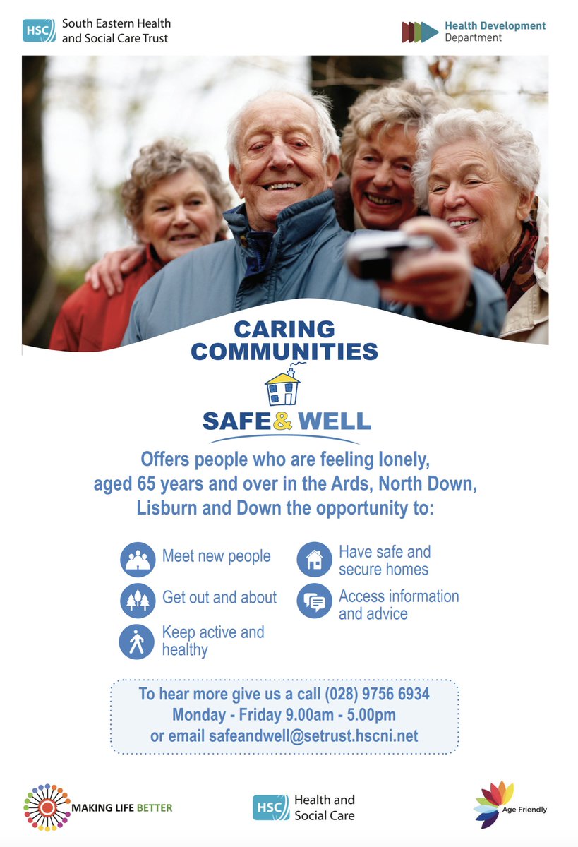 setrust's tweet photo. Loneliness impacts an individuals quality of life, health and wellbeing 💙 

Our Caring Communities Safe &amp; Well Service offers support &amp; an opportunity to create connections🤝

More info 👇 

#LonelinessAwarenessWeek https://t.co/PQnqHiY4zA