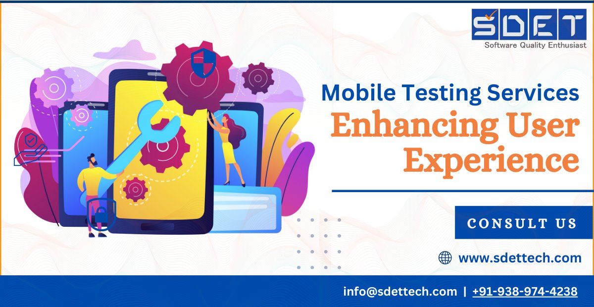 Deliver a seamless user experience with our Mobile Testing Services. Enhance usability and drive customer satisfaction with @SDET_TECH Mobile App Testing Services.

Visit us at: bit.ly/3MbY1oO

#SDETTech #userexperience #apptesting #mobileapptesting #qatesting #QAtesting
