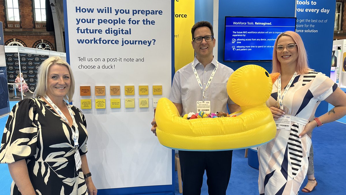 NHS Business Services Authority (@nhsbsa) on Twitter photo We’ve been up since the quack of dawn getting our exhibition stand ready for #NHSConfedExpo! 🦆
Join us at stand B3 to talk about ESR optimisation and how to get your ‘ducks in a row’ for the future NHS workforce solution.
<a href="/ConfedExpo/">NHS ConfedExpo</a> We’ve been up since the quack of dawn getting our exhibition stand ready for #NHSConfedExpo! 🦆
Join us at stand B3 to talk about ESR optimisation and how to get your ‘ducks in a row’ for the future NHS workforce solution.
<a href="/ConfedExpo/">NHS ConfedExpo</a>