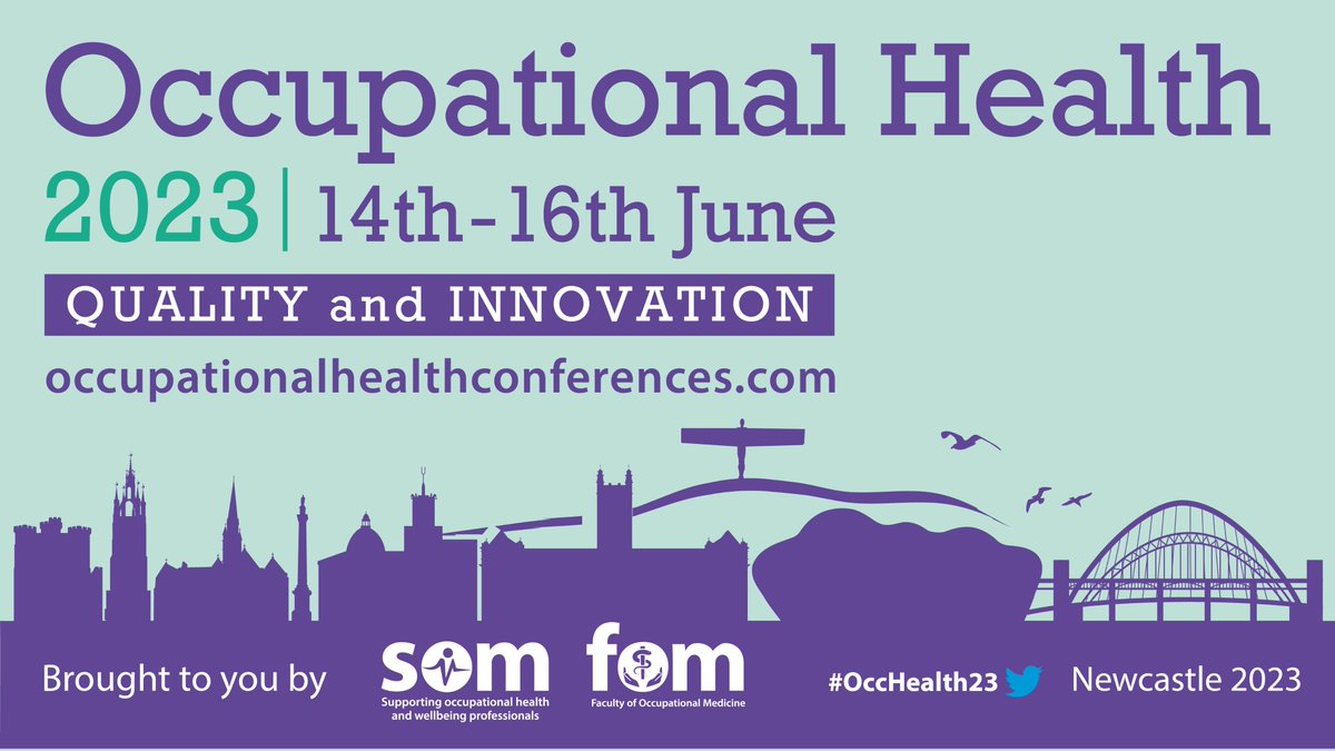 FOM (@fomnews) on Twitter photo Occupational health professionals from across the globe are on their way to sunny Newcastle for the FOM/SOM Conference.
The welcome reception is tonight 6.30pm at The Crowne Plaza, Stephenson Quarter.
We look forward to seeing you there.
👉 occupationalhealthconferences.com/social-program…
#OccHealth23 Occupational health professionals from across the globe are on their way to sunny Newcastle for the FOM/SOM Conference.
The welcome reception is tonight 6.30pm at The Crowne Plaza, Stephenson Quarter.
We look forward to seeing you there.
👉 occupationalhealthconferences.com/social-program…
#OccHealth23