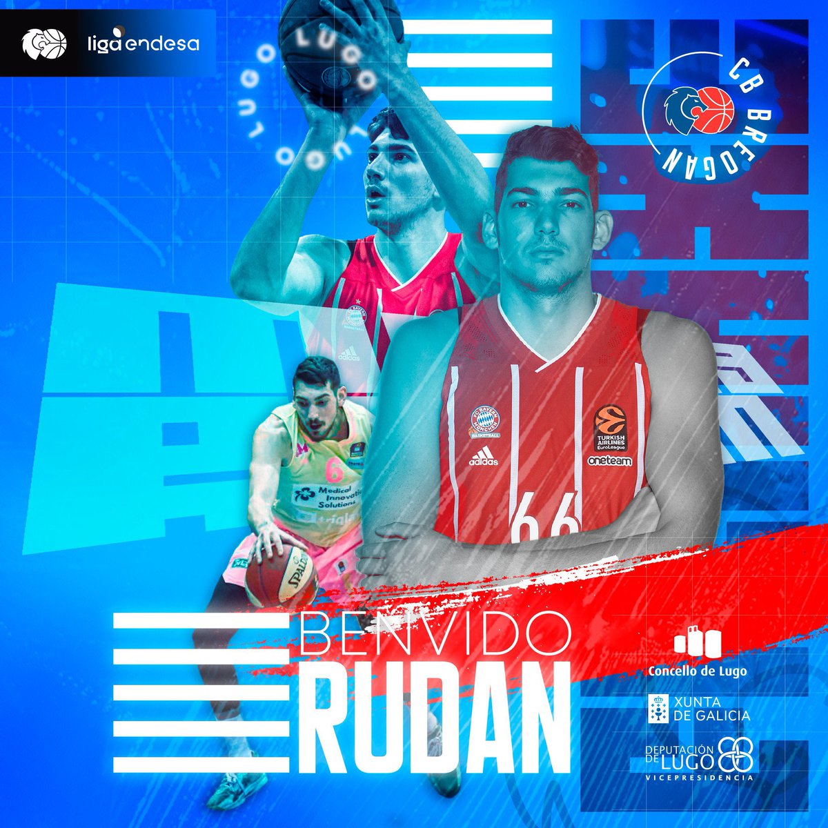 ✍️ ¡La 𝙤𝙡𝙖 𝙗𝙧𝙚𝙤𝙜𝙖𝙣𝙞𝙨𝙩𝙖 sigue creciendo! 

El Río @CBBreogan hace oficial la incorporación del interior croata Matej Rudan.

#MercadoACB
#LigaEndesa