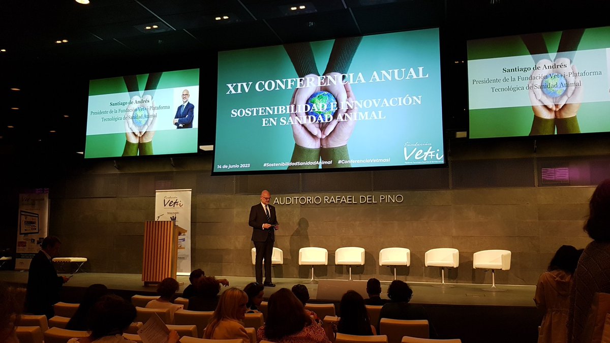 Hoy hablando de #SostenibilidadSanidadAnimal como parte de la agenda estratégica del sector, de la mano de <a href="/Vetmasi/">Fundación Vet+i</a> 

¡Empezamos!