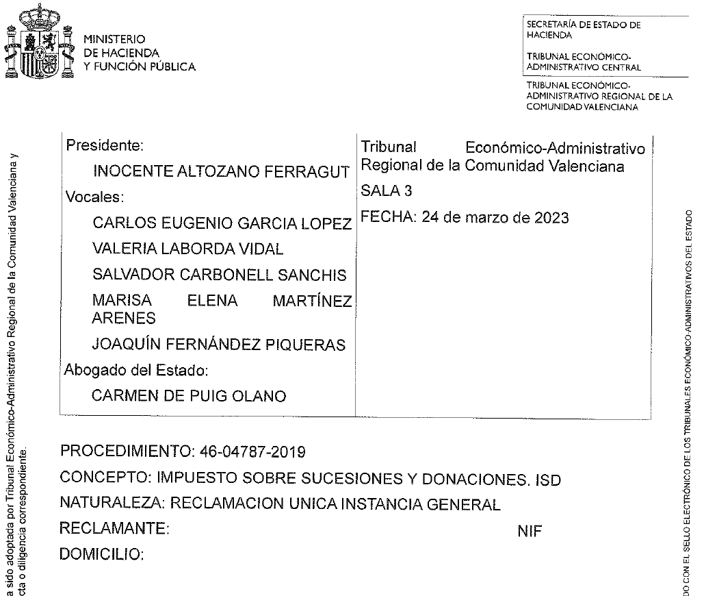 jm_salcedo's tweet photo. #SalcedoCasosdeÉxito | 🏆 El TEAR de Valencia me da la razón en relación con la prescripción del derecho a liquidar por el derecho de transmisión.

⚖️ Para el TEAR, el plazo de prescripción se cuenta desde el fallecimiento del primer causante, respaldando así la posición defendida. 

💰Como resultado, se anula una liquidación por un importe de 24.542,88 euros, debido a la prescripción de la posibilidad de dictar liquidación por el derecho de transmisión.
https://t.co/Ji0kzT1fEu