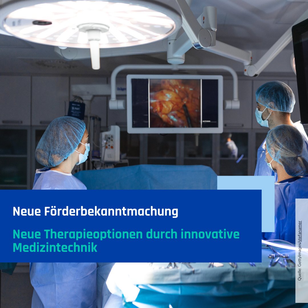 VDI Technologiezentrum GmbH (@technikzukunft) on Twitter photo Neue Therapieoptionen durch innovative #Medizintechnik Darauf zielt eine neue #Förderbekanntmachung des @BMBF_Bund ab. Worum es genau geht und wie Sie sich bewerben können, erfahren Sie in unserer Website-News. #Forschung #Innovation vditz.de/newsroom/news-… <a href="/healthfutureGER/">Team future medicine & eHealth_GER</a> Neue Therapieoptionen durch innovative #Medizintechnik Darauf zielt eine neue #Förderbekanntmachung des @BMBF_Bund ab. Worum es genau geht und wie Sie sich bewerben können, erfahren Sie in unserer Website-News. #Forschung #Innovation vditz.de/newsroom/news-… <a href="/healthfutureGER/">Team future medicine & eHealth_GER</a>