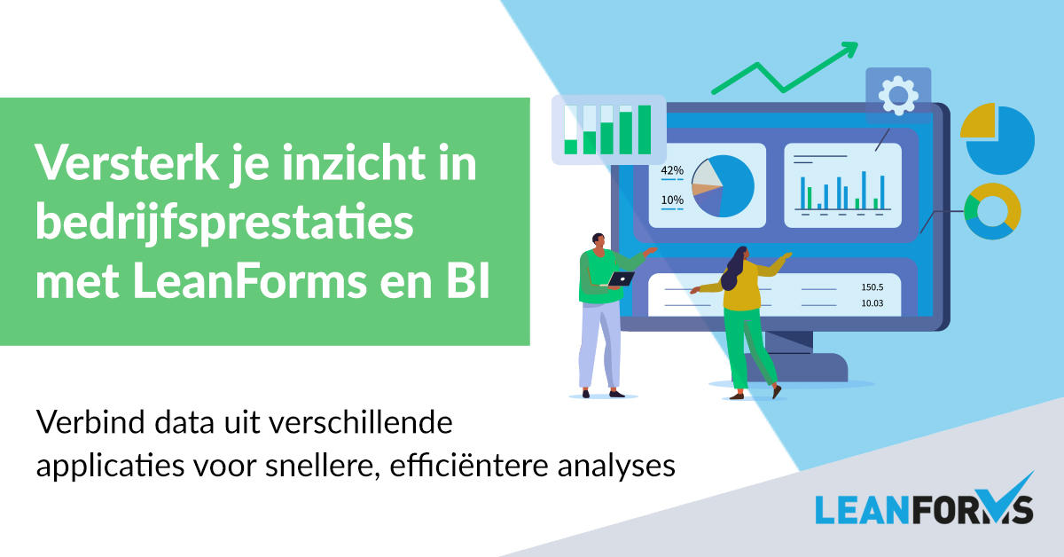 LeanForms's tweet image. Voor organisaties met digitale informatiestromen is BI een gamechanger voor inzicht in bedrijfsprestaties. Met BI combineer je data uit verschillende applicaties, inclusief LeanForms! Informeer naar de koppeling tussen LeanForms en een BI-tool. #BI #DataAnalyse