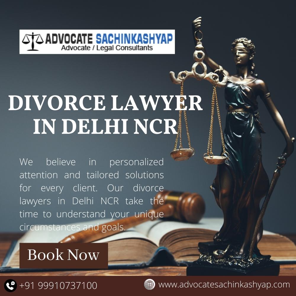 advSachinKashyp's tweet image. We believe in personalized attention and tailored solutions for every client. Our divorce lawyers in Delhi NCR take the time to understand your unique circumstances and goals. With a client-centric approach. #PersonalizedAttention #TailoredSolutions