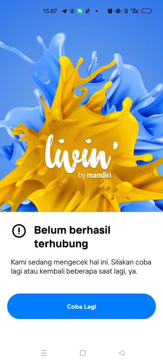 GitAnggit618242's tweet photo. @mandiricare Dri pagi smpe sore masih kaya gnii 🥲 https://t.co/3kO5tH6rvc