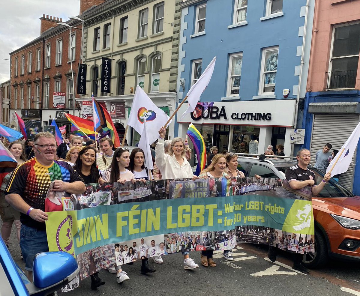 Looking forward to Omagh Pride Parade this Saturday 🌈 Wishing everyone a Happy Pride 🥳