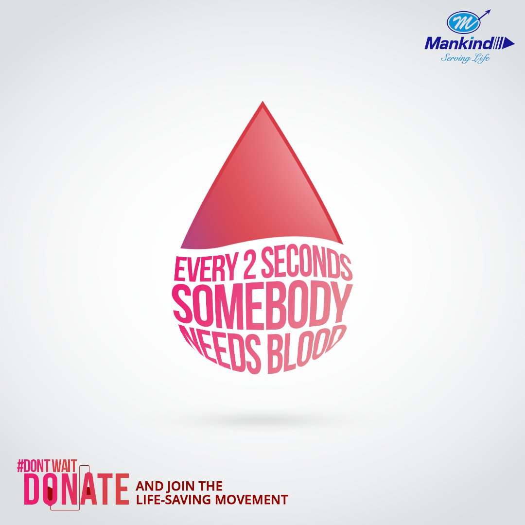 Pharma_Mankind's tweet photo. Donating blood is safe, simple, and saves lives. It's a selfless act that can make a big difference.
#DontWaitDonate blood today for someone who needs it today or tomorrow.
#WorldBloodDonorDay #BloodDonorDay #SaveLife #onedropcounts #Donate #ServingLife #MankindPharma https://t.co/o9EMnLpDCy