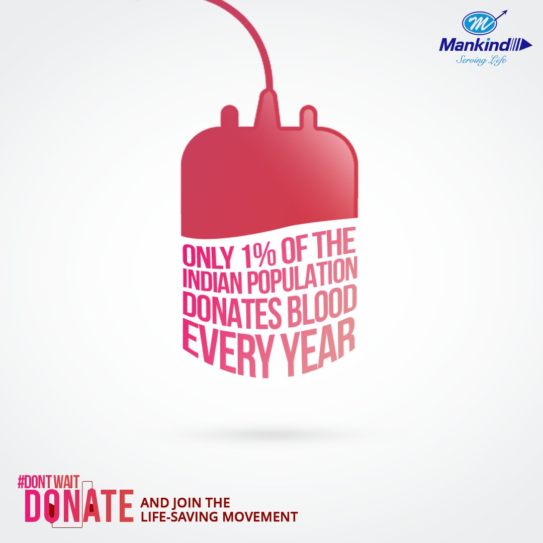 Pharma_Mankind's tweet photo. Donating blood is safe, simple, and saves lives. It's a selfless act that can make a big difference.
#DontWaitDonate blood today for someone who needs it today or tomorrow.
#WorldBloodDonorDay #BloodDonorDay #SaveLife #onedropcounts #Donate #ServingLife #MankindPharma https://t.co/o9EMnLpDCy