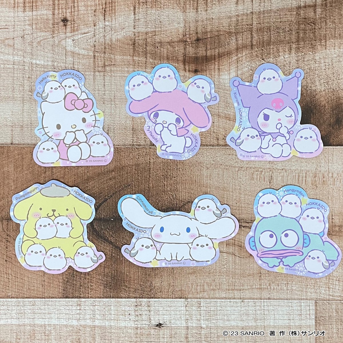 ももふもふフワフワな雪の妖精・シマエナガと サンリオキャラクターズ