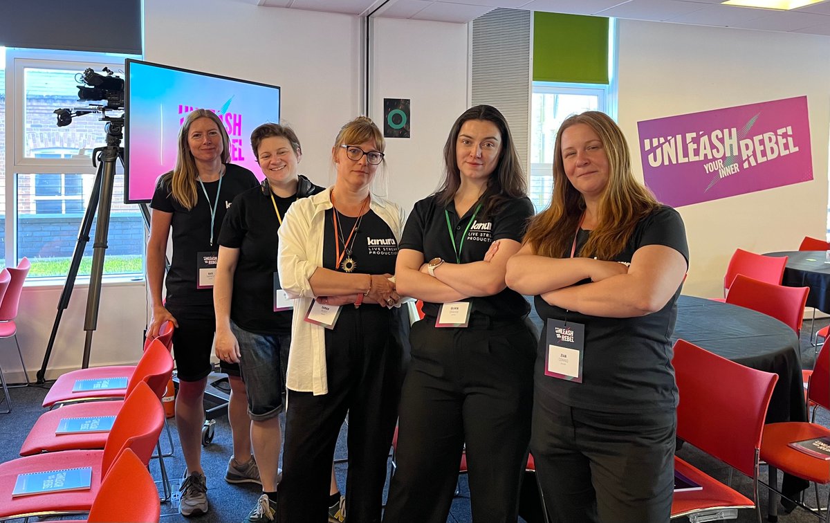 Live today from Manchester #InnerRebel2023 with <a href="/Advita_p/">Advita CommsRebel</a> and the super all female #livestream crew