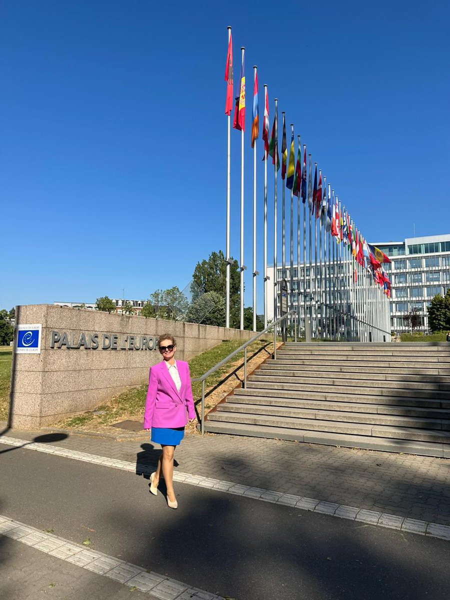 📸 Our Senior Legal Advisor @fluturakusari is in #Strasbourg to present the first Anti-SLAPP CoE draft recommendation before CDMSI. She drafted the recommendation together with expert @tarlachmc and with full support from MSI-SLP members. We will keep you posted.