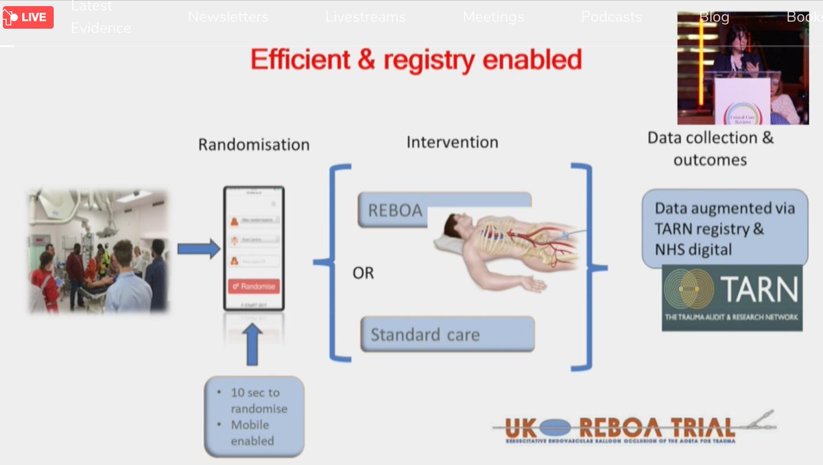 #CCR23 #ukreboatrial app based randomisation!