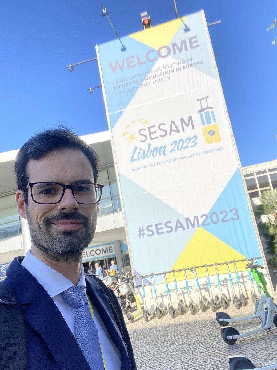 GustavoNorte's tweet photo. Simulation community in Lisbon for another SESAM conference! Nice to host all of tou in our capital city! #sesam #mentoringsesam #SIMUNI #SPSim https://t.co/BboxKHPJzb
