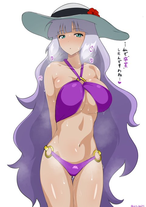 蒸…… # 暑いので水着絵で体温調節する 