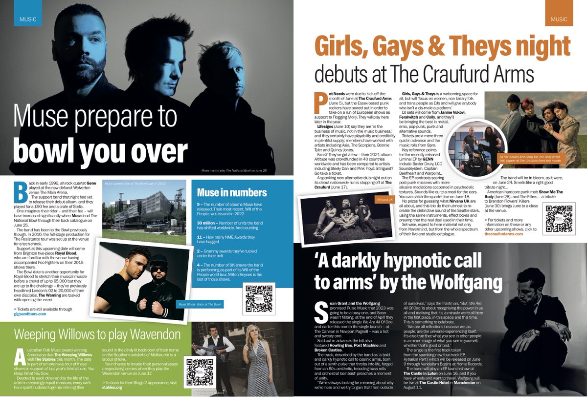 Sammy Jones (@sammyjonespress) on Twitter photo More music from the pages of this month's <a href="/pulsemagazines/">Pulse Magazine</a> with Muse, <a href="/craufurdarmsmk/">The Craufurd Arms</a> <a href="/sgwolfgang/">Sean Grant & The Wolfgang</a> & <a href="/weepinwillows/">The Weeping Willows</a> coming to <a href="/StablesMK/">The Stables MK</a> More music from the pages of this month's <a href="/pulsemagazines/">Pulse Magazine</a> with Muse, <a href="/craufurdarmsmk/">The Craufurd Arms</a> <a href="/sgwolfgang/">Sean Grant & The Wolfgang</a> & <a href="/weepinwillows/">The Weeping Willows</a> coming to <a href="/StablesMK/">The Stables MK</a>
