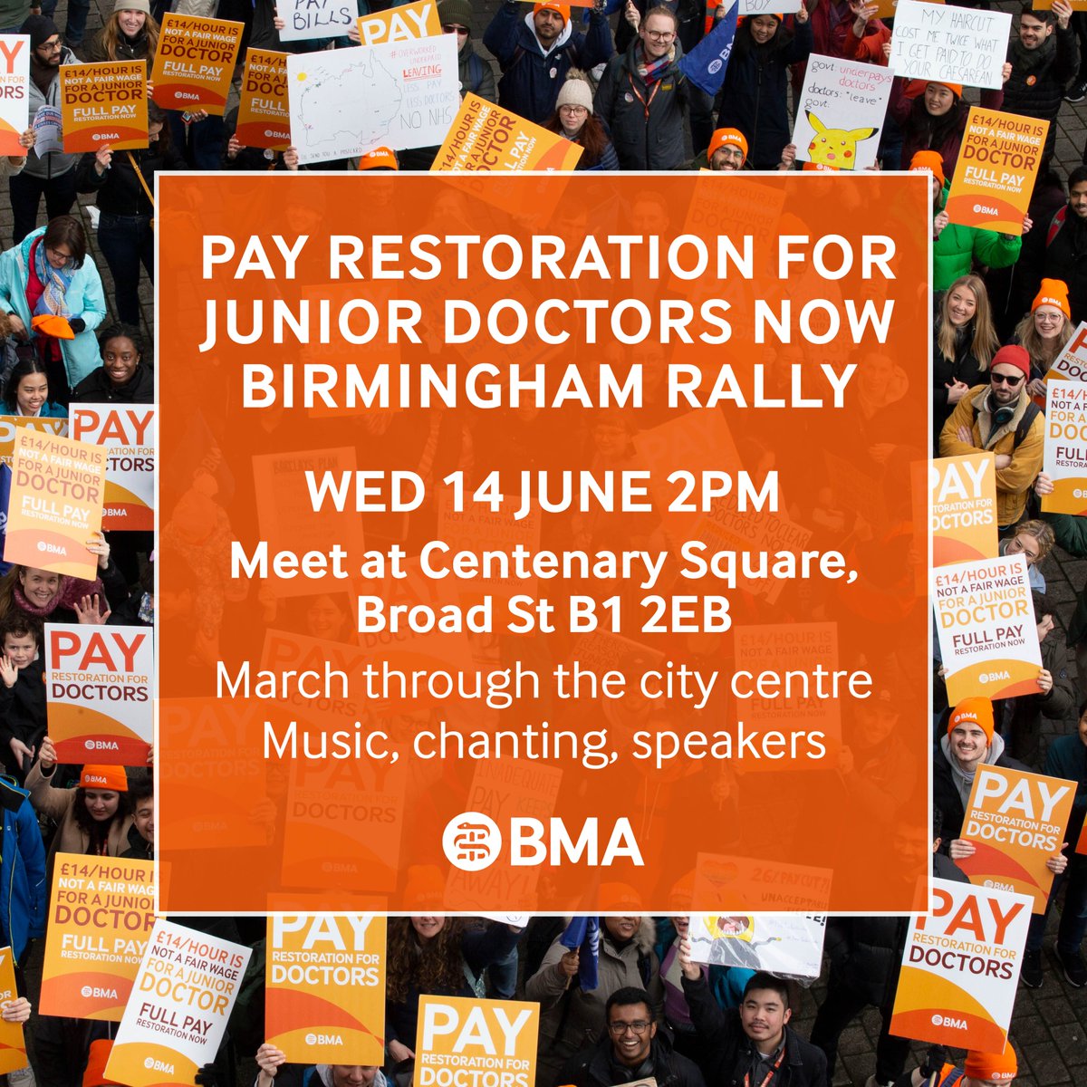 BMAResidents's tweet photo. Day one of #JuniorDoctorsStrikes as arrived!  Please  share with us your day on the picket lines or join us at one of the two rallies happening today. 

Stick together
Fight together
Win together 
 
#PayRestoration https://t.co/cnFT0Q76Mu
