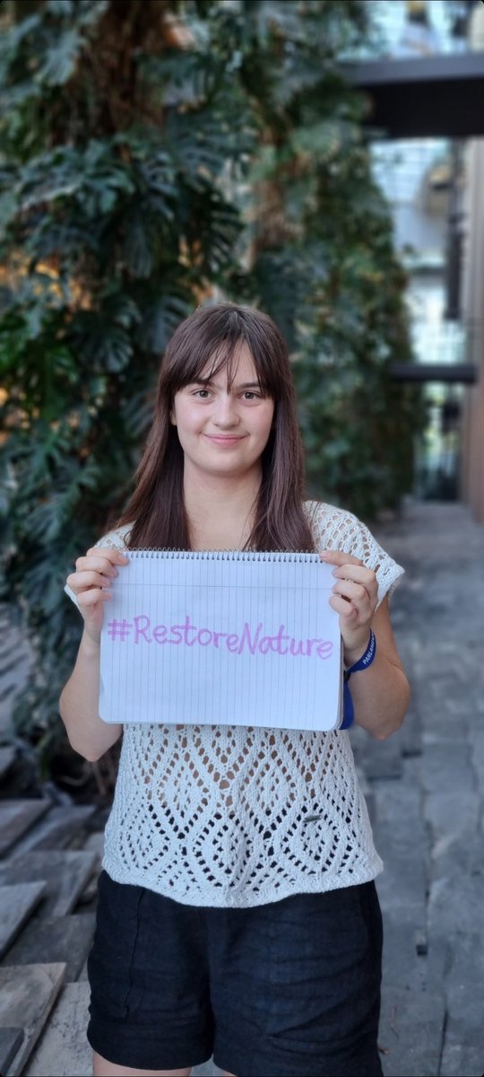 hey meps, i would like to be surrounded by ecosystems that actually function and right now as we're facing a climate and environmental emergency, but 80% of the european ecosystems are in need of restoration.  #restorenature