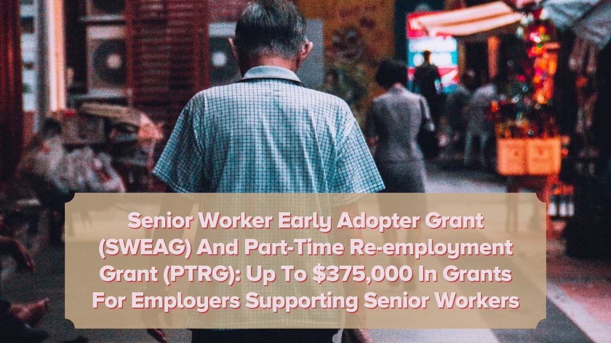 With Singapore’s greying population, more senior workers will increasingly stay in jobs.

Read more here: dollarsandsense.sg/business/senio… 
#DollarsAndSenseBusiness #SeniorWorker #WorkForce #Jobs #Career #PartTimer #Employers #Singapore