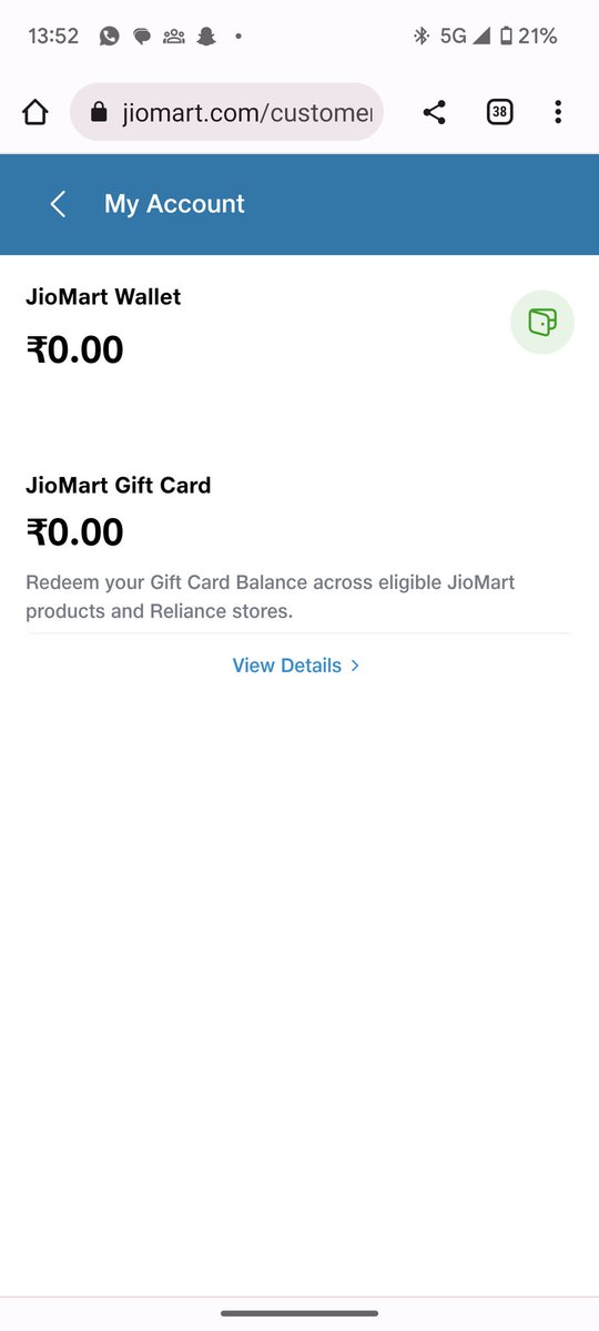 johndudex's tweet photo. @JioMart_Support I am still waiting on my refund of 1007 to be credited to my wallet . 
It's going to be a month since i am waiting for you guys to take any action . 
This feel like a big scam @JioMart_Support @JioMart
#SCAM https://t.co/LfiVkqT4NS