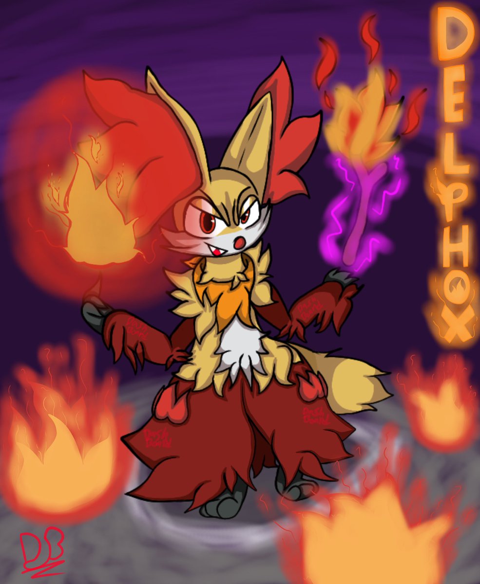 Dashboardkoian's tweet image. I hear a passed deadline! A belated Delphox drawing I wanted to do but was unable to thanks to motivation fading in and out qwq
#delphox #delphoxday