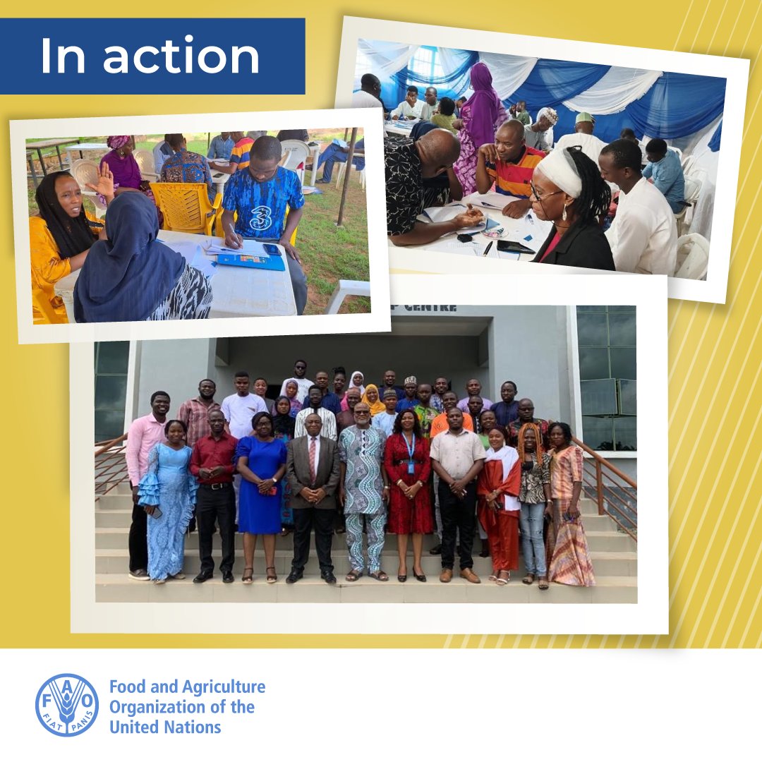 FAOLivestock's tweet photo. Congrats to the vet paraprofessionals who completed a 3-day business training workshop with @‌FAONigeria inthe course “Building your Business to Promote Preventive Livestock Healthcare”.🐄🐓🐖

Huge thanks to our partners CAAS and IAR&amp;T for their role in delivering this training! https://t.co/2Qg9XC8dxR