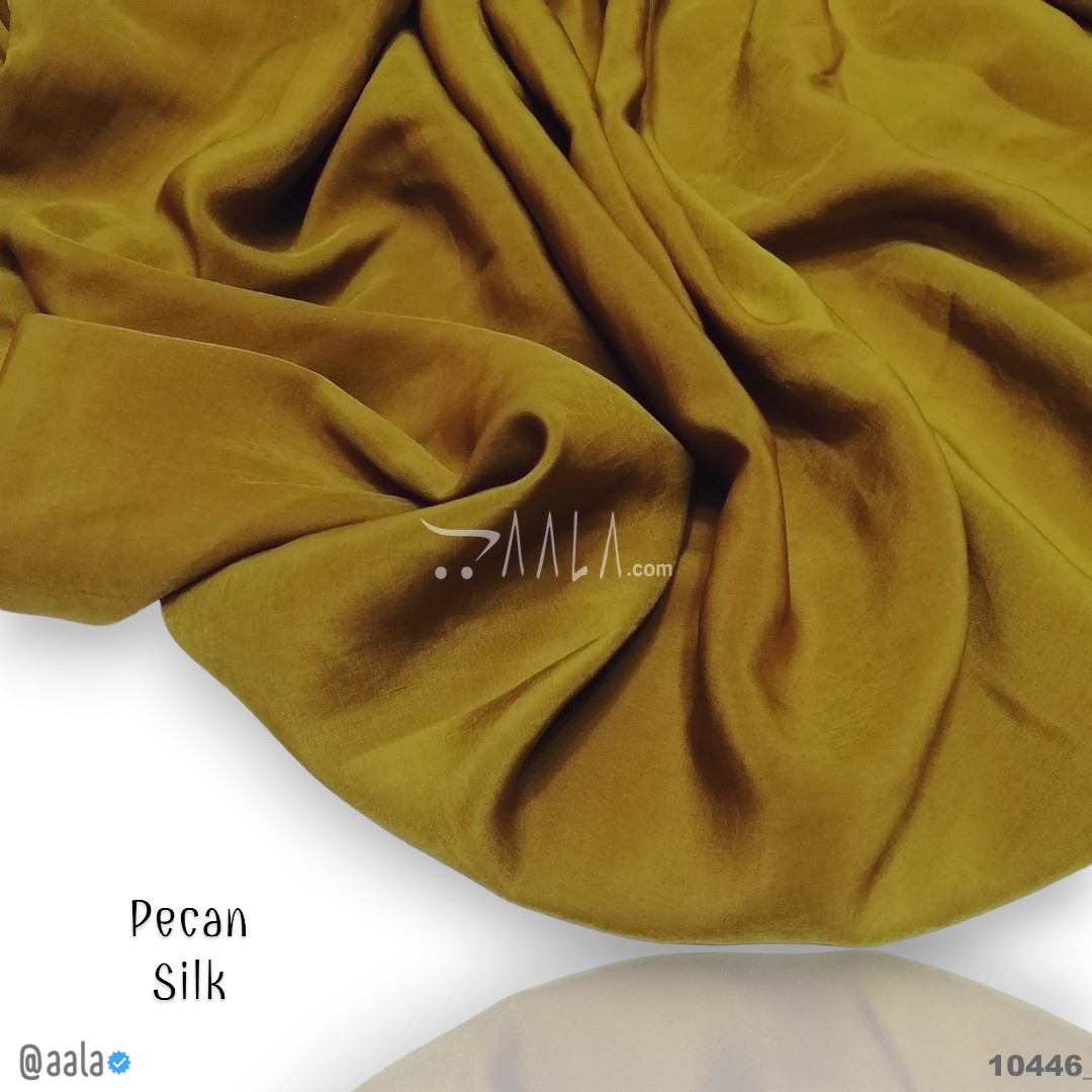 Pecan Silk Fabrics at aala.com #pecan #silk #fabrics #aala #onlinefabrics #fashionfabrics #fashiondesigners #bride #loveaala #fashionstyle #fashiondesigner #loveaala Buy Online at aala.com/p/10446