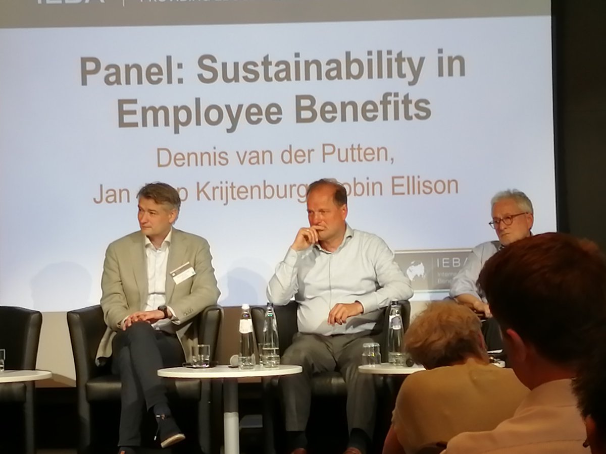 The IEBA Conference are now debating Sustainability in Employee Benefits