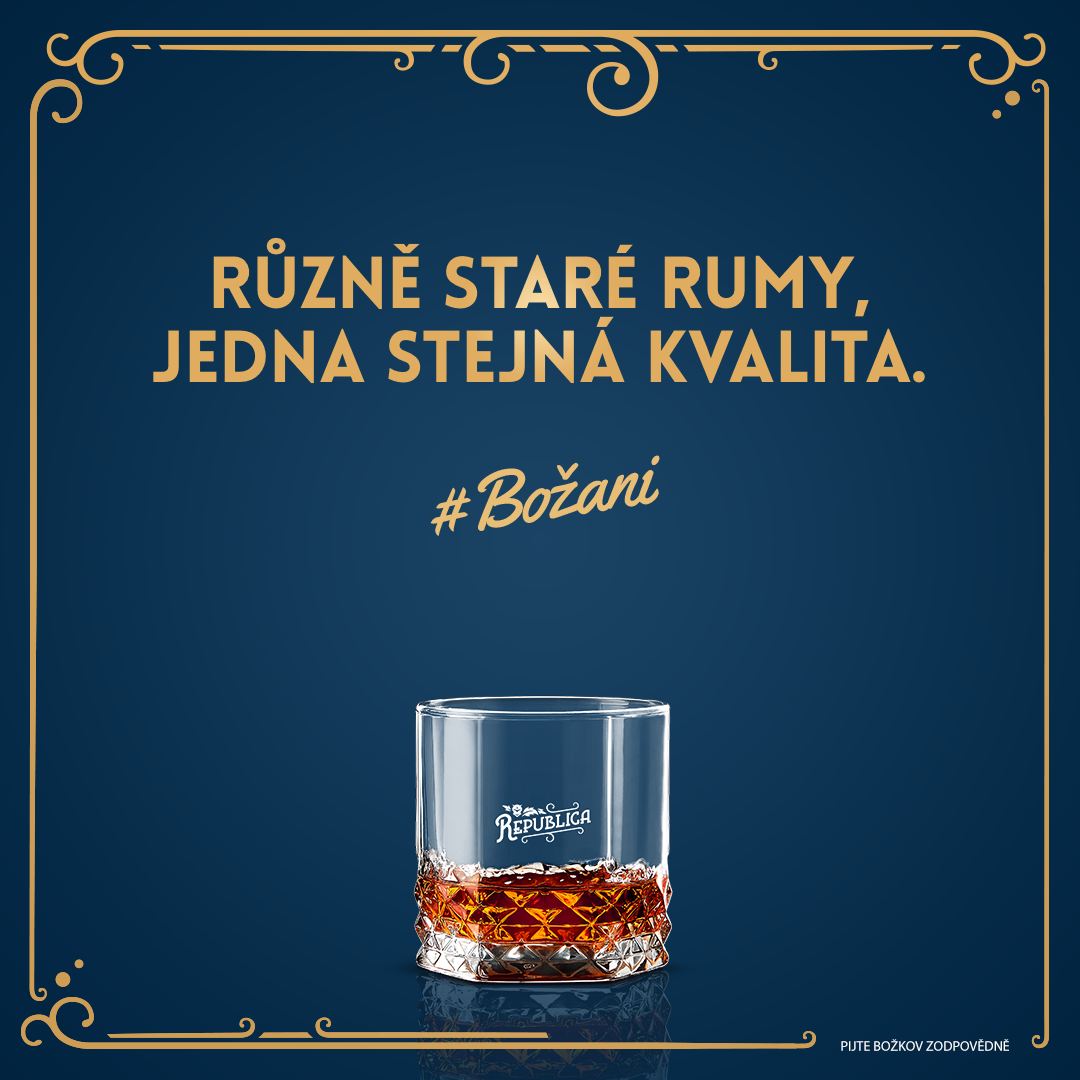Ochutnejte novinku Božkov Republica Solera, která vzniká mísením různě starých rumů, díky tomu má pokaždé stejně kvalitní chuť. 🥃 #Božani