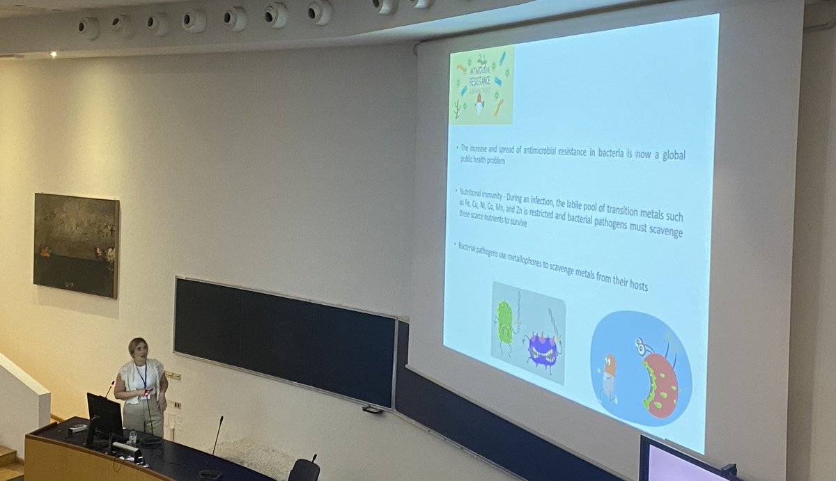 Now it’s the turn of <a href="/AleksandraHecel/">Aleksandra</a> with “Peptidic metallophores as a key to understanding the diverse transport of metal ions in bacteria”