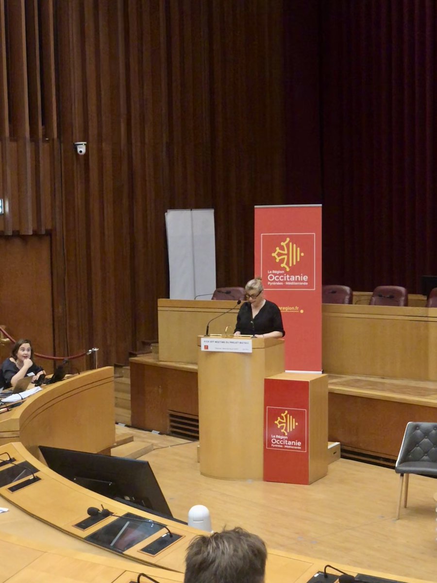 UT3PaulSabatier's tweet photo. 🏁 Lancement du projet Biothérapie et Bioproduction en #Occitanie #BioOcc par Fabienne Alary, vice-présidente de la Commission Formation et Vie Étudiante Université Toulouse III - Paul Sabatier à l’Hotel de Région @Occitanie
#formation #CMA https://t.co/NjaBoWJGL2