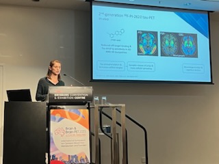 LucyVivash's tweet photo. Another day at #brain2023 listening to the fabulous Cal Taylor, @dilcher_r and Bianca Jupp presenting their work. #PETposse @CCSNeurosci @brien_terence https://t.co/lw02YTYxlm