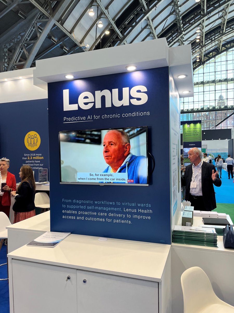 We have arrived at #NHSConfedExpo

Join #TeamLenus at stand IZ24 in the @AHSNNetwork space to discover:
🔬 #HealthAI for #ChronicConditions
💻 #DigitalCOPDCare
💓 #HeartFailure diagnostics
🤝 Tackling #HealthInequalities
🏥 #VirtualWards