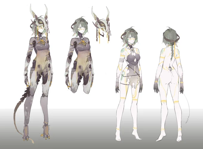 .. personally I'm not sure what I want to call this but, this is a sort of punishing gray raven inspired design or some sort.  But I do like how it looks and probably will expand and explore the design further 