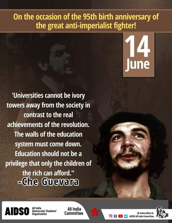 #CheGuevara 
#AIDSO