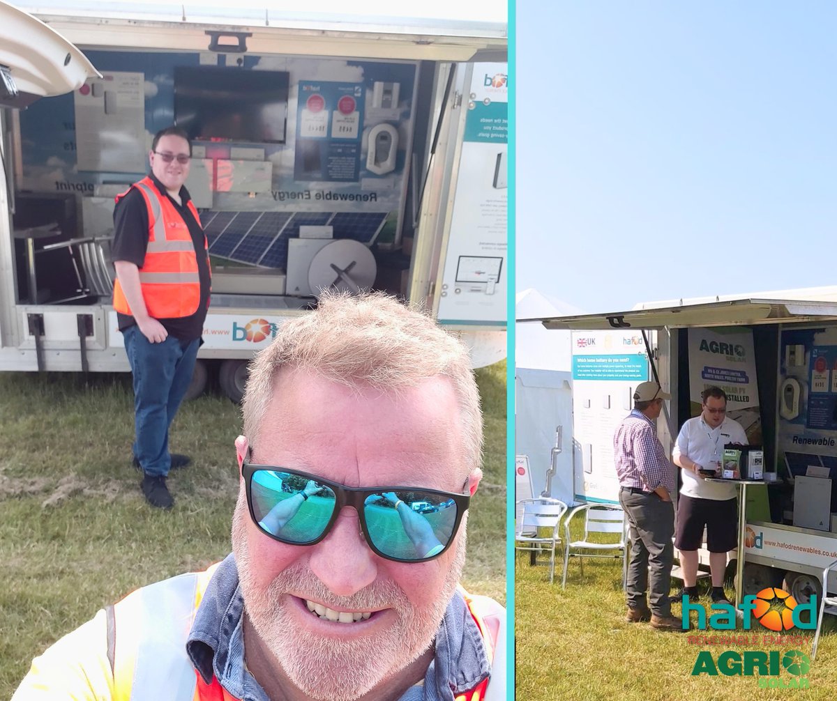 Our technical manager, Mike and agricultural specialist, Dave - day 1 at this year's <a href="/CerealsEvent/">Cereals Event</a>. It's been great meeting everybody so far, and enjoying the beautiful sunshine!