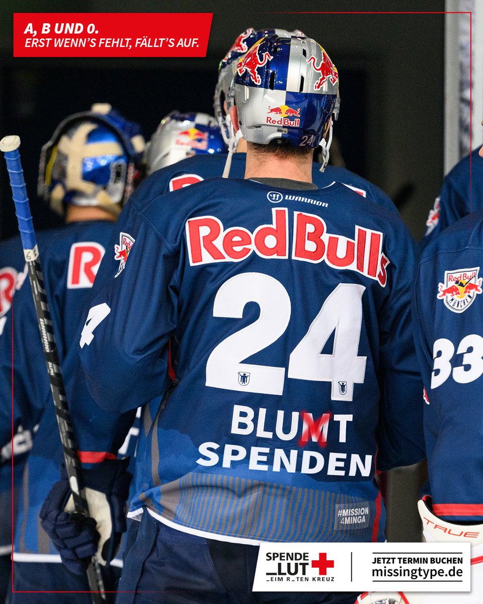 RedBullMuenchen's tweet image. Undenkbar, wenn plötzlich Blut für Operationen, Notversorgung und Therapien fehlen würde! 🩸
Gebt daher euer 🅰️🅱️🆎 oder 🅾️ und geht #blut spenden. 👊
#missingtype #blutspende #erstwennsfehltfälltsauf