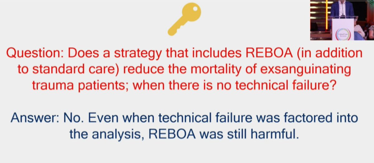 #CCR23 #ukreboatrial device failure, prior enthusiasm