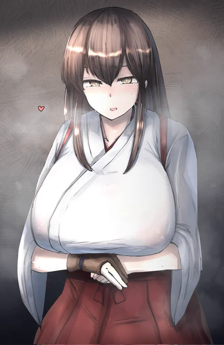 せっかくだから前に描いてた赤城さんも見てくれ #艦これ