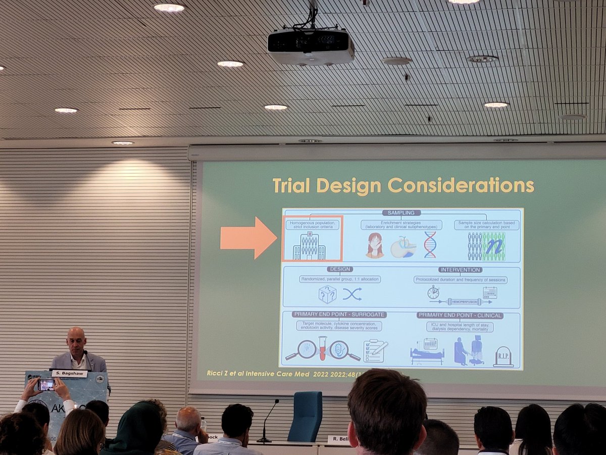 @BioPortoDx @Tabari_B @VicenzaCourse @croncoIRRIV @slgold777 @BasuND22 @DanielleSoranno Trial design is a key topic when sCr is the current gold standard.  Critical care nephrology needs the phenotypes, sub-phenotypes and endotypes Dr. Bagshaw notes. And a nice shout out to Dr Ricci. #41vicenzacourse