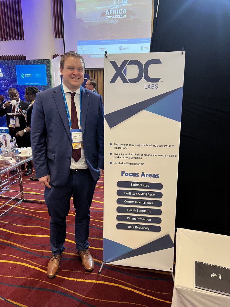 Excited to launch XDC Labs at Global Trade Review East Africa! The premier early-stage technology accelerator for global trade based in Washington DC. @gtreview @Georgetown @XinFin_Official 

#xdclabs 

$CRE #CRE #Crescite
$XDC #XDC #XDCnetwork