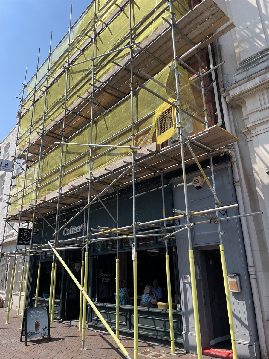 📣 Still open for business! 📣

While the scaffolding might be up, we're still open for business so head on in! 

#hereford #herefordshirebusiness #coworkingspace