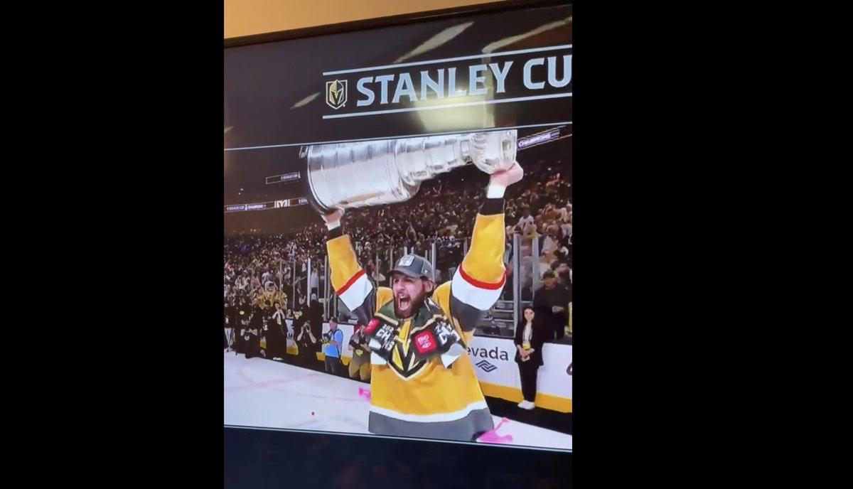 A proud night for <a href="/CityKitchener/">City of Kitchener</a>'s Hague family &amp; friends as <a href="/nichague14/">Nicolas Hague</a> wins his first <a href="/NHL/">NHL</a> #StanleyCup! Congrats to his parents, Sheila &amp; Bob Hague, family, billet family - the Gelder's, <a href="/KMHA_All/">Kitchener Minor Hky</a> teammates and friends incl. <a href="/wrdsb/">Waterloo Region DSB</a> <a href="/westheightsps/">Westheights P. S.</a> &amp; <a href="/fhcitrojans/">Forest Heights C.I.</a>! Well done, Nic!