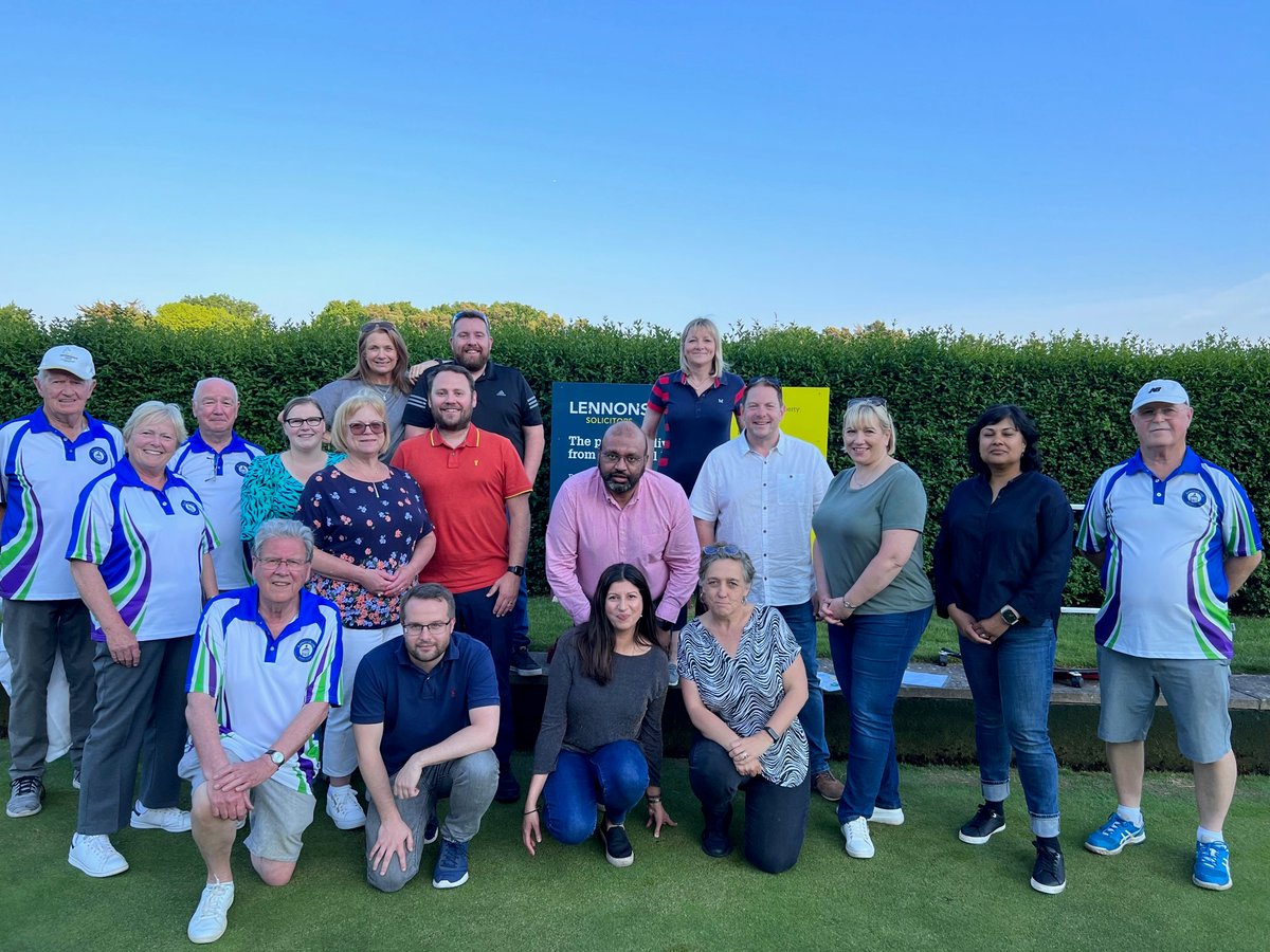 LennonsSols's tweet photo. We had a great time with our new friends at @BowlsAmersham last Friday evening. Thanks for hosting us and introducing us to bowls. Bowls Bash (sort of like the bowls equivalent of cricket's T20) was great fun and not at all competitive. Not. At. All. 😂
#bowls #lawnbowls #lawfirm https://t.co/v0233SvdhK
