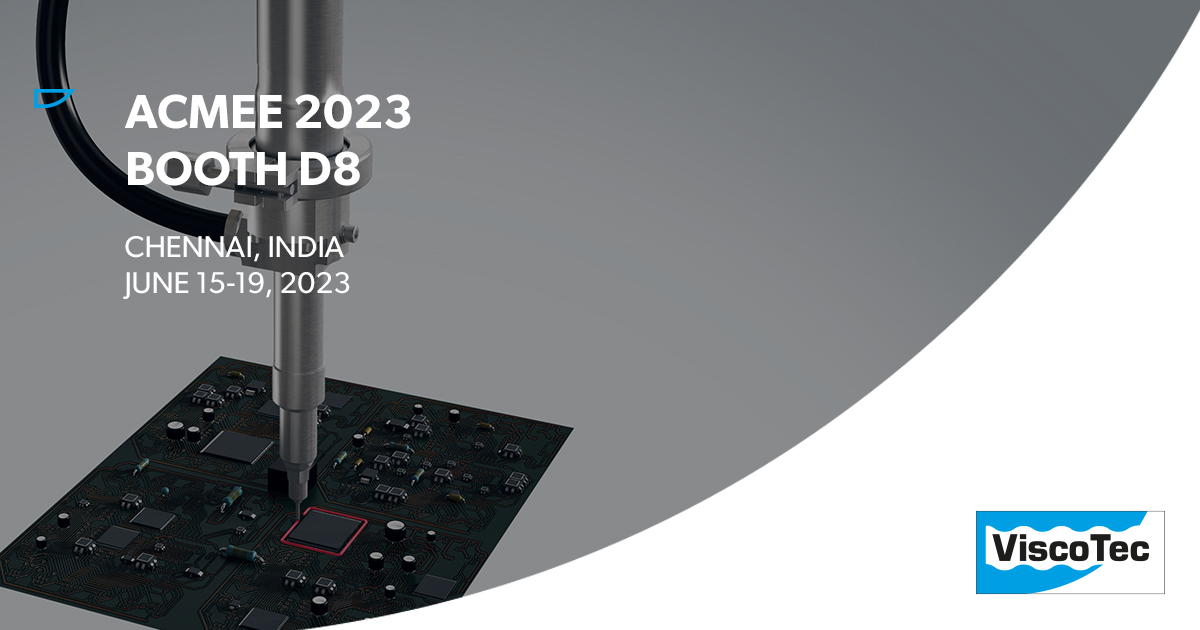 Tomorrow #ACMEE starts in Chennai, India!

We are looking forward to it, be sure to visit our ViscoTec India team at booth D8 to learn about our #dispensing solutions for various industries and applications!

#ViscoTec #India #Chennai #Dispensing #Dosing #Volumetric