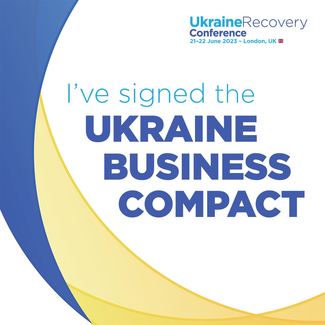 📣 Businesses from around the world can play an essential part in rebuilding Ukraine.

✍️ Be part of Ukraine’s recovery and SIGN the Ukraine Business Compact.

#URC2023 #StandWithUkraine #UkraineBusinessCompact

urc-international.com/business-organ…