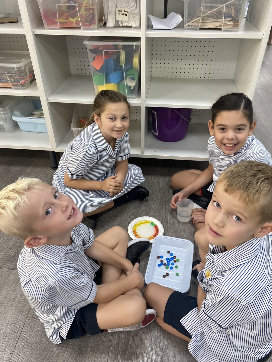 It was fascinating to observe the changes that happened when water was added to our skittles and m&amp;ms! The dye from our sweets dissolved in the water and created interesting patterns and designs👩🏼‍🔬🧑🏽‍🔬💧<a href="/DubaiBritishEH/">Dubai British School</a> #BeginsAtDBSEH <a href="/DBS_PriScience/">Primary Science | Dubai British School</a>